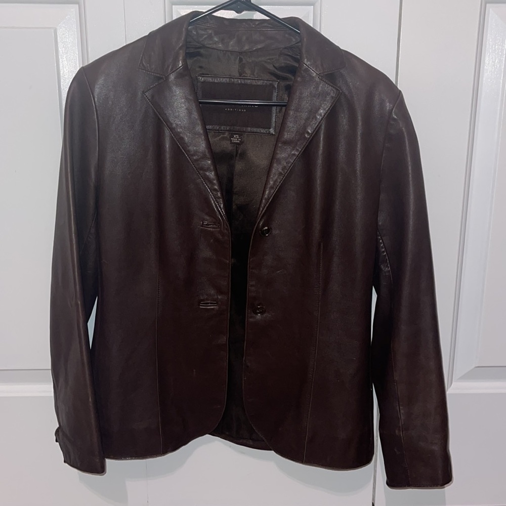 ANDREW MARC LEATHER JACKET